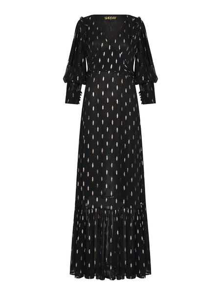 Fashion With Style Hub Pret Plain Velvet 1 Piece StarDust Frock main image 1