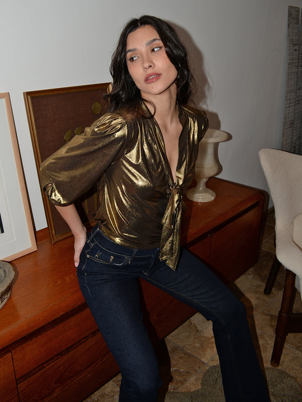Candy Blouse Gold
