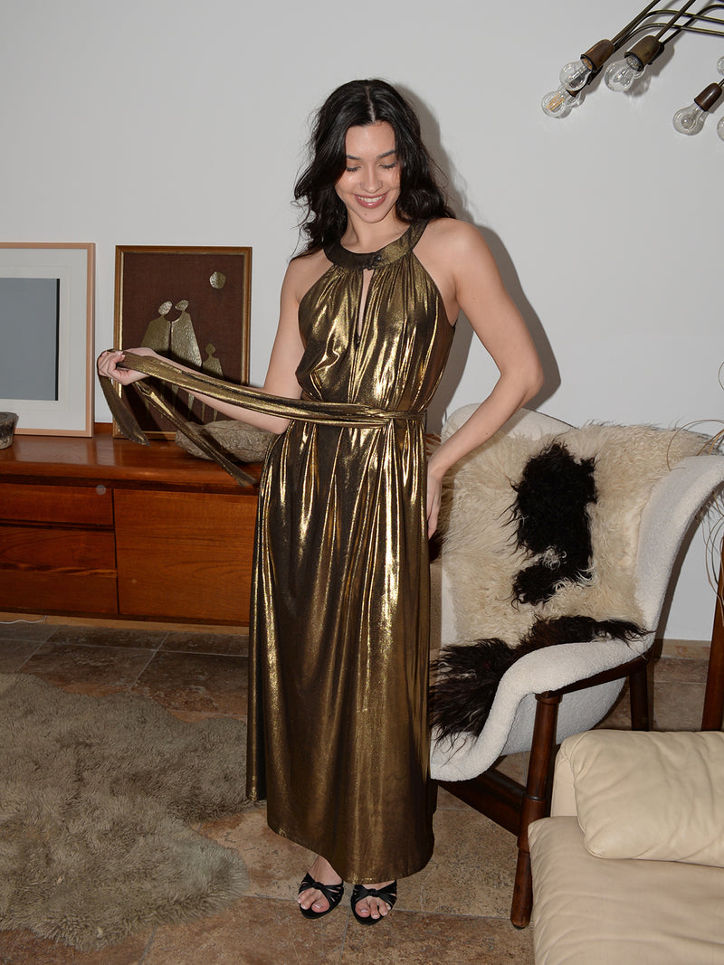 Liz Dress Gold