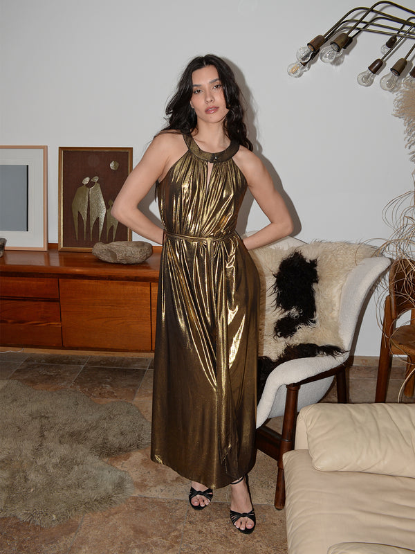 Liz Dress Gold