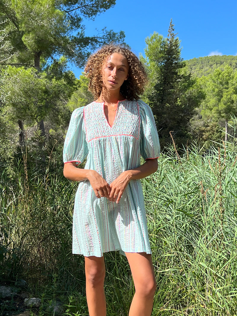 Riley Dress Candy Stripe Sale