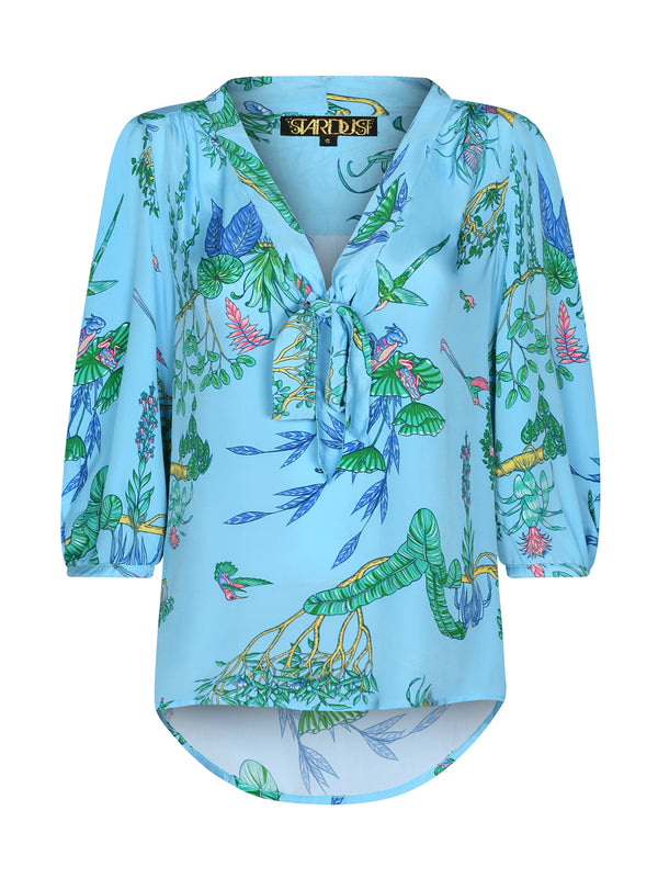 Candy Blouse Tropical Blue