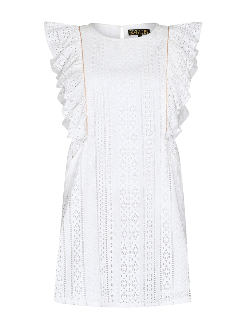 Claudia Mini Dress White Shiffle