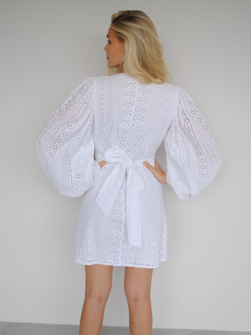 Diva Mini Dress White Shiffle