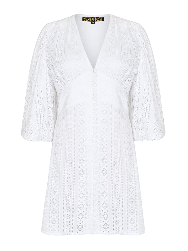 Diva Mini Dress White Shiffle
