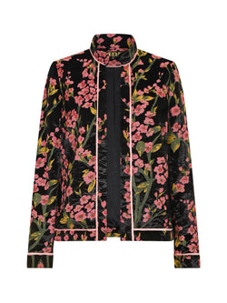 Stella Jacket Black Velvet Blossom